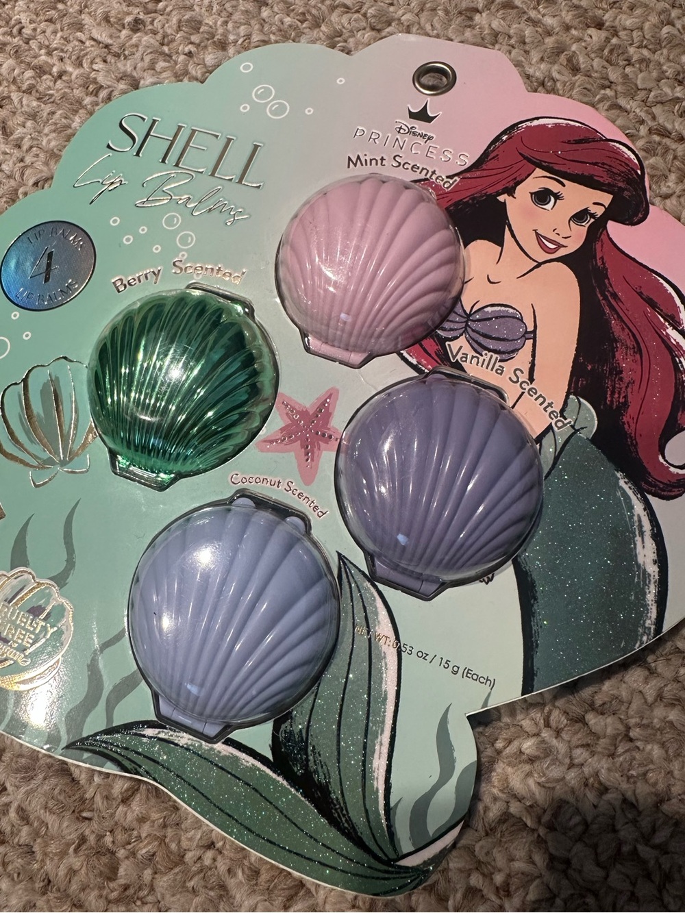 Disney Ariel Shell Lip Balm Set - Picture 3 of 5